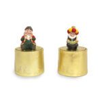 Fananees Sitting on a Cylinder Shape Jar for Ramadan and Festive Decoratives