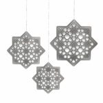 Stellar Elegance: Wood Chain Hang Octagram Stars for Ramadan Decoratives - Image 3