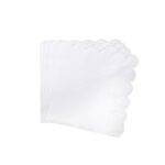 White Round Edge Napkins - Classic & Elegant Party Essentials
