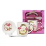 "Love You Mom" Flamingo Mug & Spoon Set – Mother's Day Collection Tea & Coffee Set