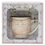 “For You” Mid Mug & Spoon Pink Set