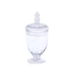Clear Glass Candy Jar