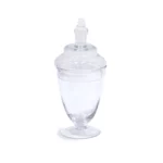 Clear Glass Candy Jar