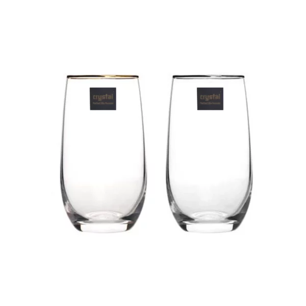 Rimmed Crystal Cup