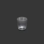 Colored Round Glass Bucket