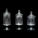 Transparent Footed Bonbonniere Glassware