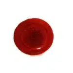 Red Charger Glass Plate