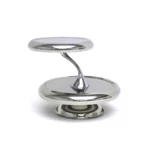Two Levels Wavy Alu Cake Stand