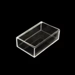 Rectangle With Hinged Cover Plexi Box
