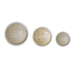 Love Round Wooden Tray