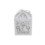 Bride & Groom Carton Box With Satin Ribbon - Image 3