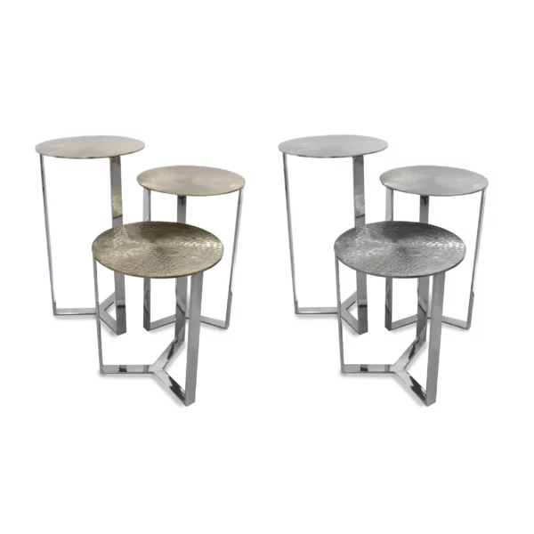 Display Stainless Steel Jayne Side Table
