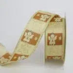 Ivory Angel Organza Ribbon