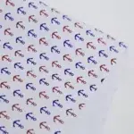 Colored Anchor Wrapping Paper