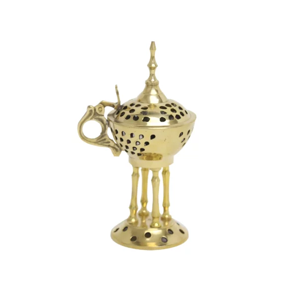 Traditional Round Incense Burner - Ideal for Ramadan Decoratives
