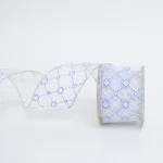 Transparent Diamond Organza Ribbon