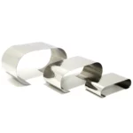 Silver Curl Hammered Riser Display Stand