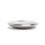 Silver Round Lotus Double Stainless Steel Wall Bowl - Image 2