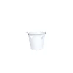 Heart Engraved White Bucket