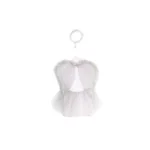 Heavenly Angel Costume Set – Elegant Tulle Skirt, Feathered Wings & Fluffy Halo Headband for Halloween & Cosplay