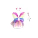 Whimsical Butterfly Fairy Costume Set – Wings, Wand & Skirt