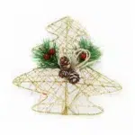 Sparkly Christmas Tree with Pines & Berries - Holiday Decor