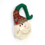 Santa Face with Hat - Hanging Christmas Decor