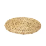 Natural Wooden Round Rattan Placement - Organic Elegance for Your Table!