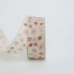 Flower Pattern Net Ribbon