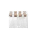 Mini Corked Glass Bottle Set - Image 2