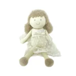White Dress Little Girl Plush Toy