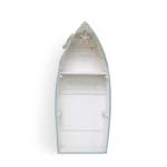 Fish Boat With Net Wooden Decoration - Image 2