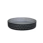 Black Round Metal Tray - Image 2