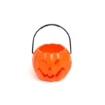 Orange Light-Up Halloween Pumpkin with Scary Music – Interactive Spooky Pumpkin Lantern for Halloween Decor