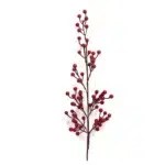 Bright Red Berry Branch - Festive Decoration