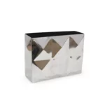 Stainless Steel Diamond Diagramed Vase