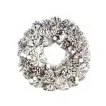 Snowy Christmas Wreath - Festive Holiday Decor