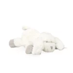 Sleeping White Puppy Plush