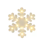 Seasonal Decorative Accessories: White Snow Flakes Light - Christmas Collection Enhancement