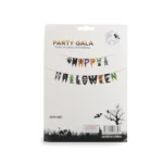 Happy Halloween Decoration Banner - Spooky Party Sign with Ghosts & Pumpkins, 6ft Hanging Decor for Indoor/Outdoor