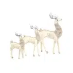 Elegant Standing Reindeer - Furry Christmas Decor