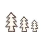 Snow Furry Christmas Tree with Pine Shells – A Cozy Decorative Accessory for Your Christmas Collection | Perfect Seasonal Holiday Décor