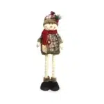 Snowman with Black Boots and Hat - Christmas Decor