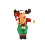 Standing Dog with Hat and Scarf - Festive Decoration