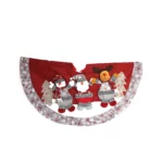 Round Jute Christmas Tree Under Blanket – A Rustic Decorative Accessory for Your Christmas Collection | Perfect Seasonal Holiday Decor