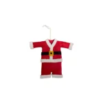 Fiber Fabric Santa Dress Ornament: Charming Holiday Decor