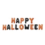 Happy Halloween Word Helium Foil Balloon – Spooky Party Decor, Halloween Balloons for Decorations, Festive Holiday Celebration