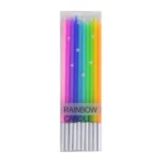 Rainbow Candles - Colorful Birthday Fun