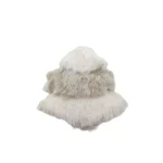 Petite Winter Charm: Mini Hanging White Christmas Tree Ornament - Delicate Holiday Decor