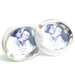 2 Strassed Wedding Rings Photo Frame